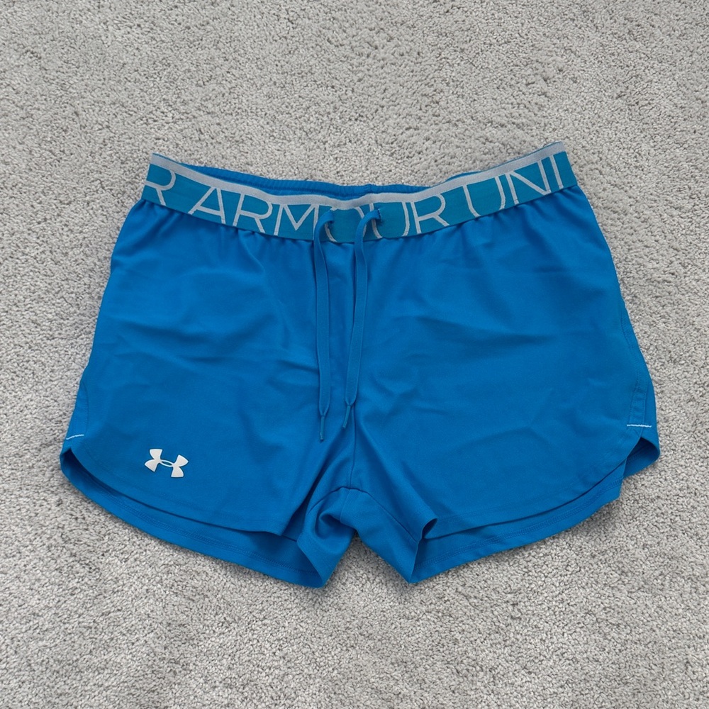 Under Armour Blue Athletic Running Shorts